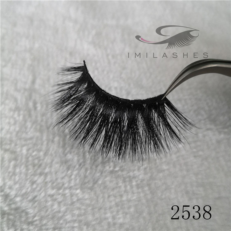 Real mink long fur eyelash extensions 3d 25mm lashes A-38